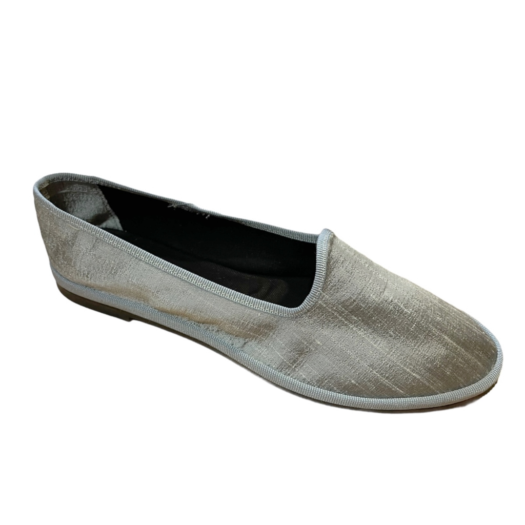 Pelmel salade Tenslotte Le Friulane by Shoes4me ballerina slipper in shantung gray silk Shoes4me |  eBay