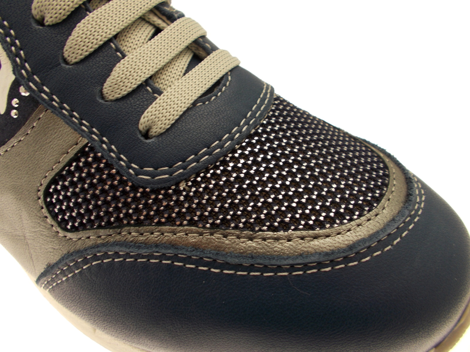 C3791 shoe woman orthopedic sneacker laces blue Loren | eBay