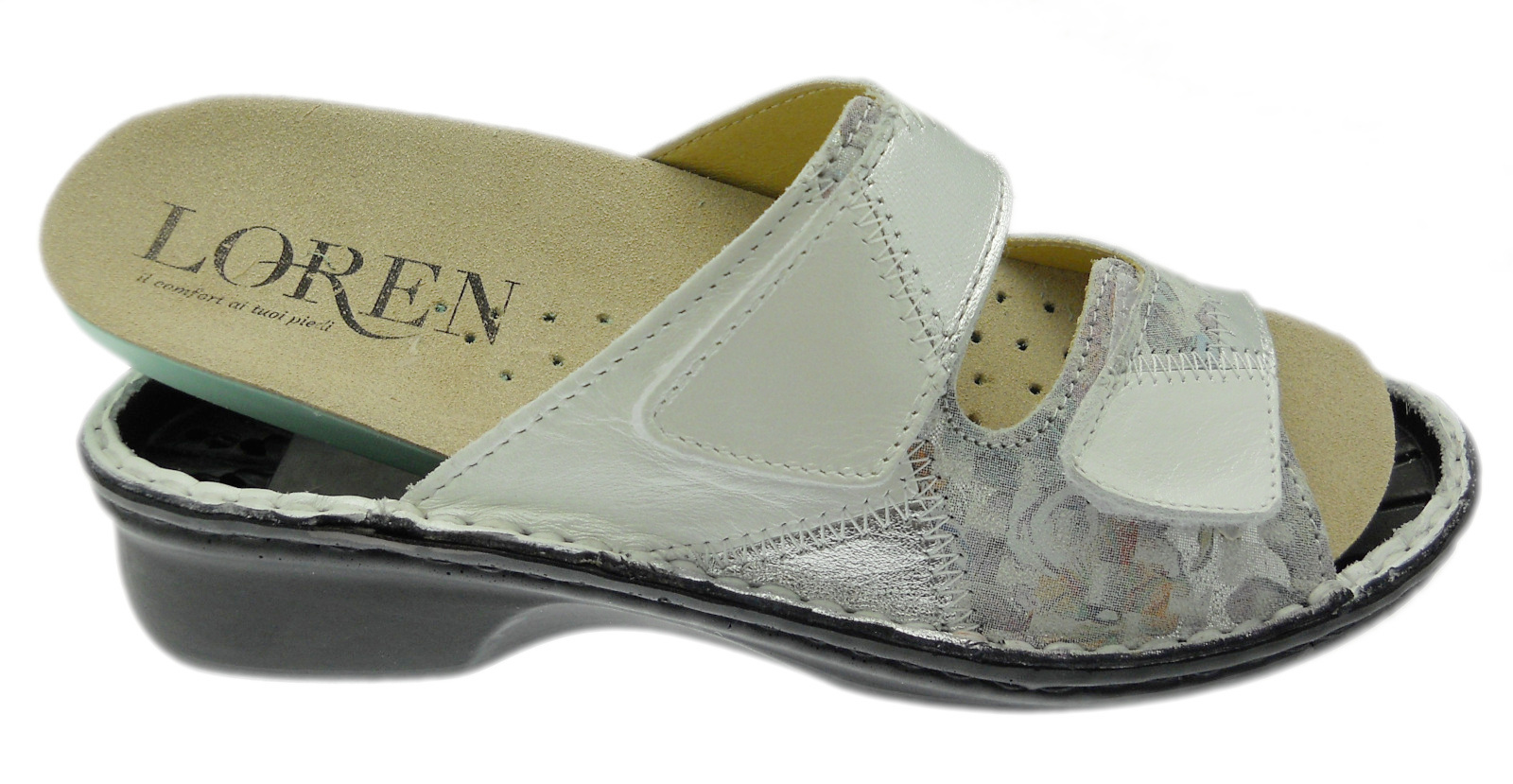 Loren Grigio M2768 Ortopedica Ciabatta Multicolor Regolabile r7qrgB1w